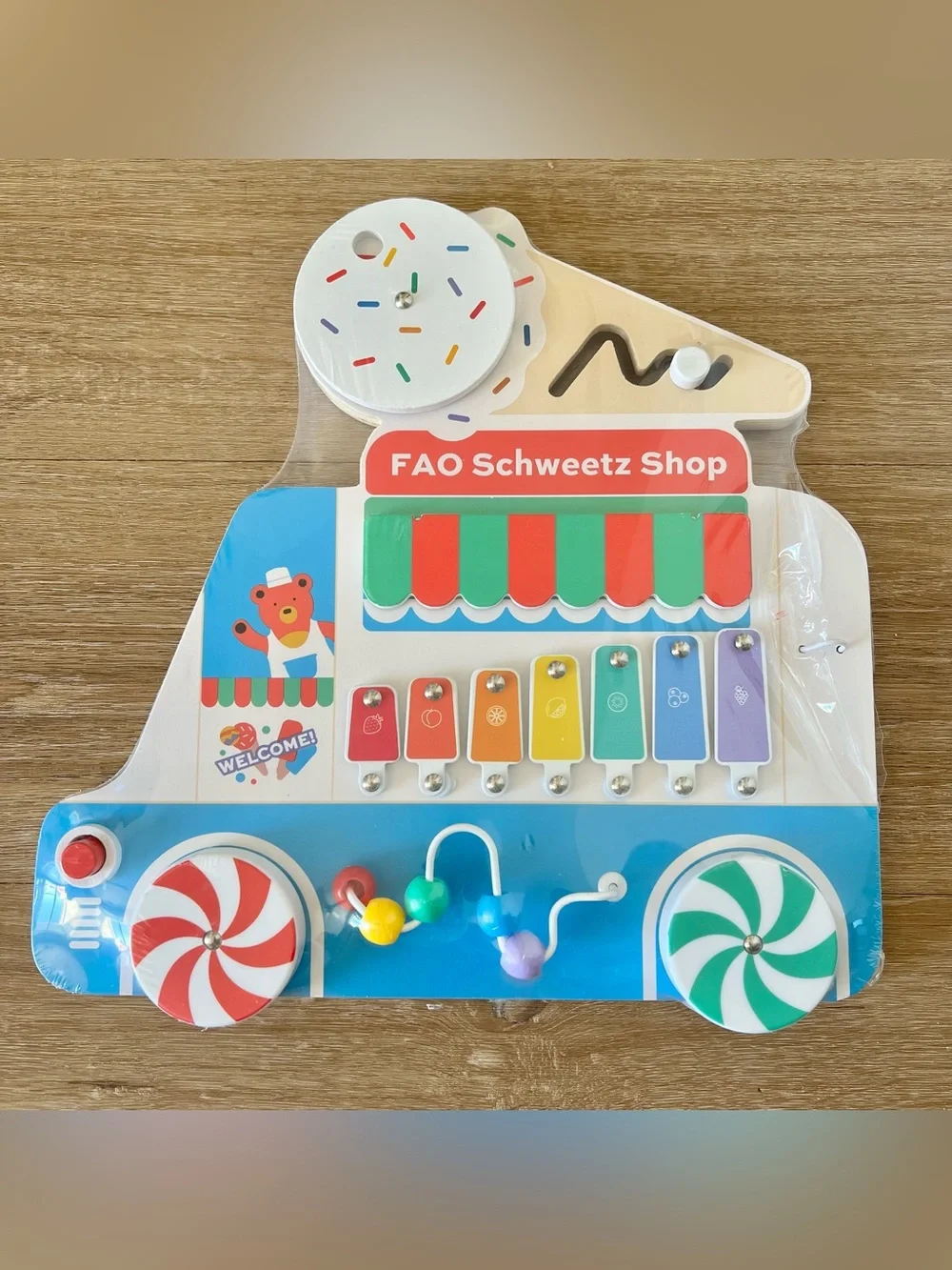 NWT FAO Schwarz Sensory Board Toy*